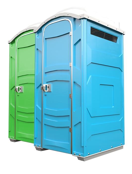brooklyn portable toilets isolated